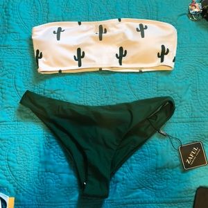 Zaful Cactus bikini